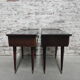 2 vintage bedside tables