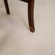Mid-century armchair by Ole Wanscher for Fritz Hansen, stained beech and leather.