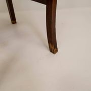 Fauteuil mi-siècle Ole Wanscher pour Fritz Hansen, hêtre teinté et cuir