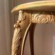 Pédestal en marbre vert vintage, table d'appoint, support d'exposition Hollywood Regency
