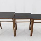 1930s J. Halabala Restored Nesting Tables, Czechoslovakia