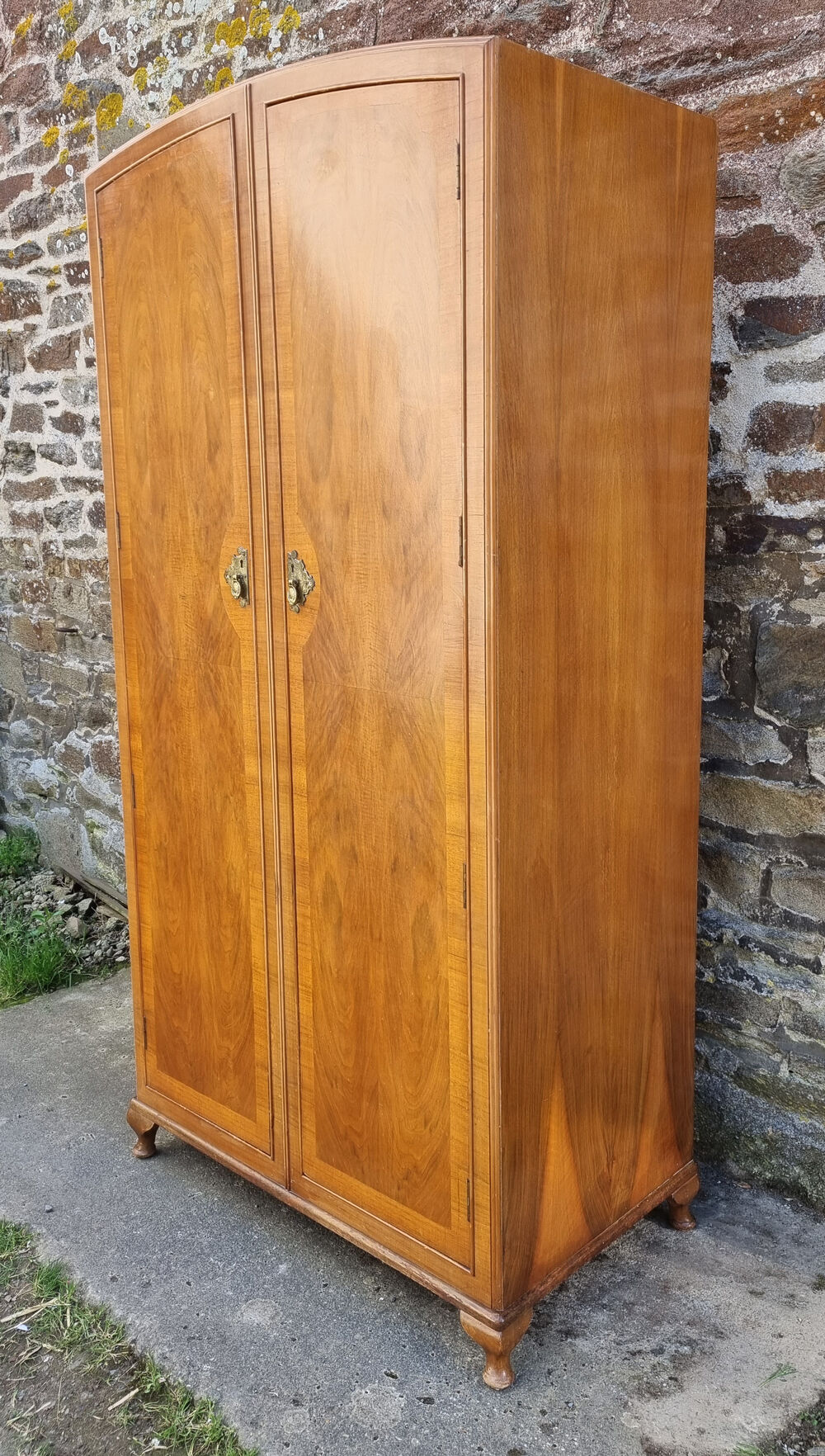 Armoire anglaise d'internat tallboy georgien art déco années 30