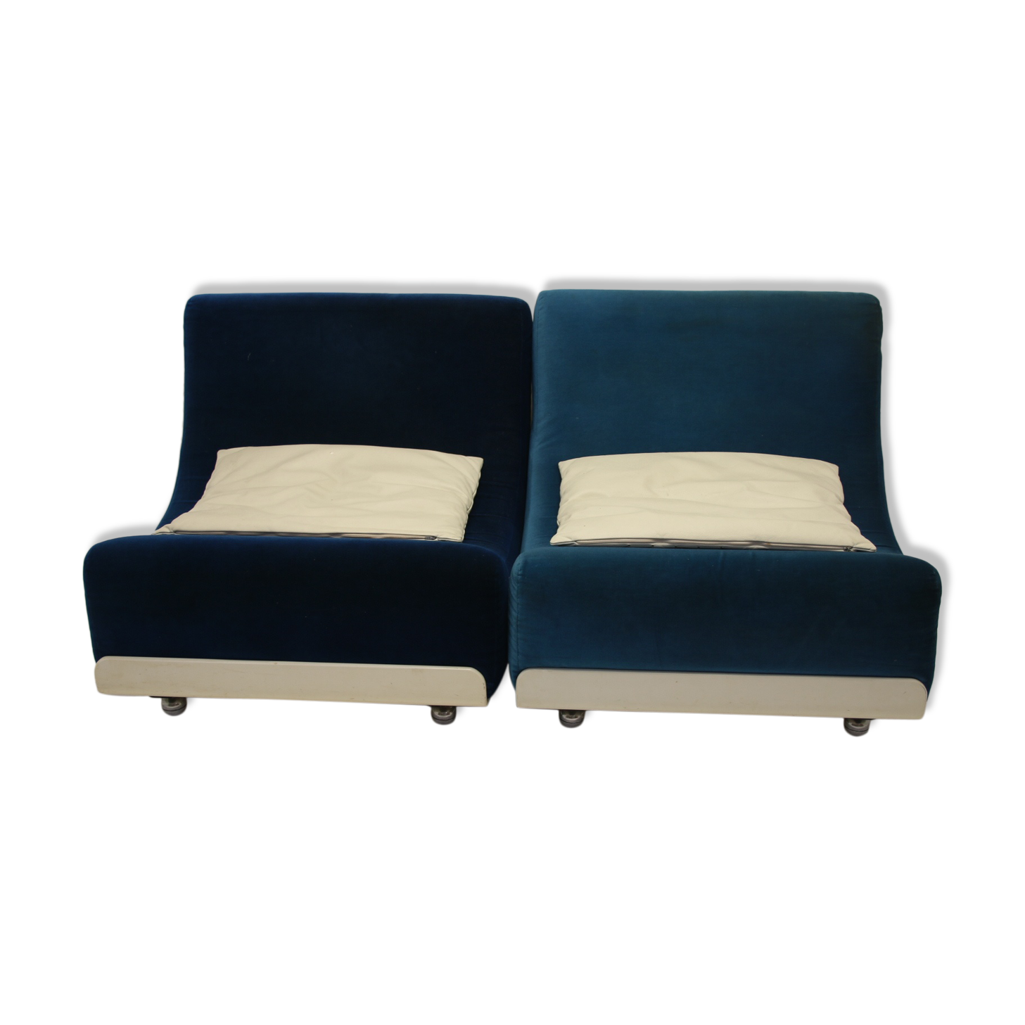 Set of 2 orbis lounge chairs by luigi colani for cor sitzcomfort - 1970s