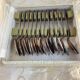 Box of 12 old spoons