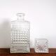 Diamond cut whisky decanter
