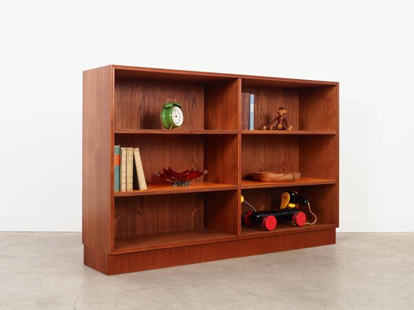 Bibliothèque en teck, design allemand, années 1970, fabriquée par RT Møbler