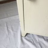 White metal furniture