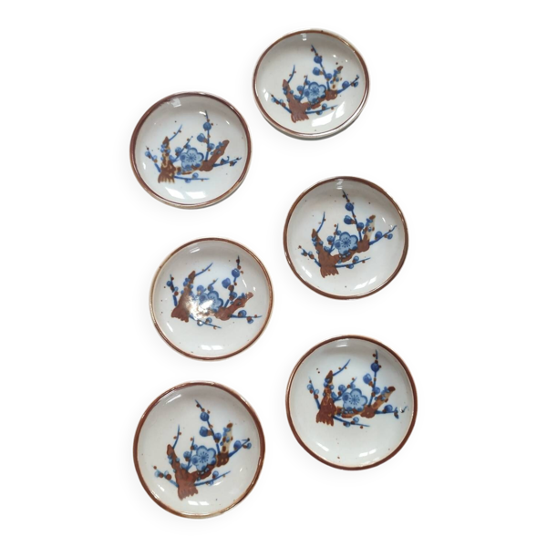 Coupelles ''Mamezara'' Japonaises Vintage , signature Couronne