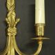 Large pair of Louis XVI style wall lights from Hettier Vincent - bronze