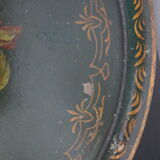 Napoleon III painted metal tray