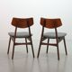 Elegant Set of 2 Webe Teak Wooden Dining Chairs by Louis van Teeffelen, 196