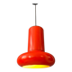 Vintage Space Age conical suspension red