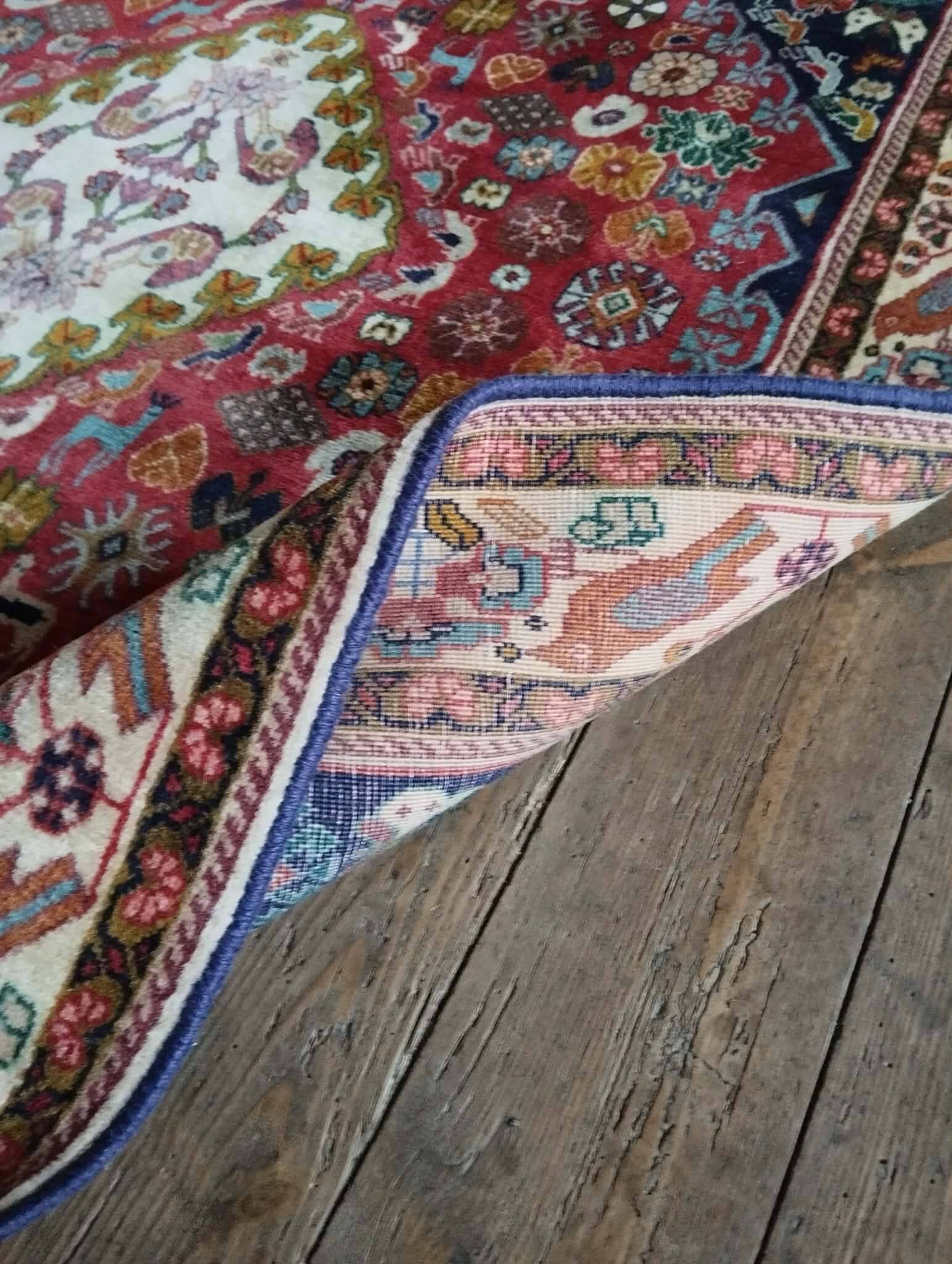 Handmade Persian Abadeh rug 151x102cm