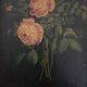 Pair of still lifes, oils on cardboard, late 19th century, bouquets of flowers