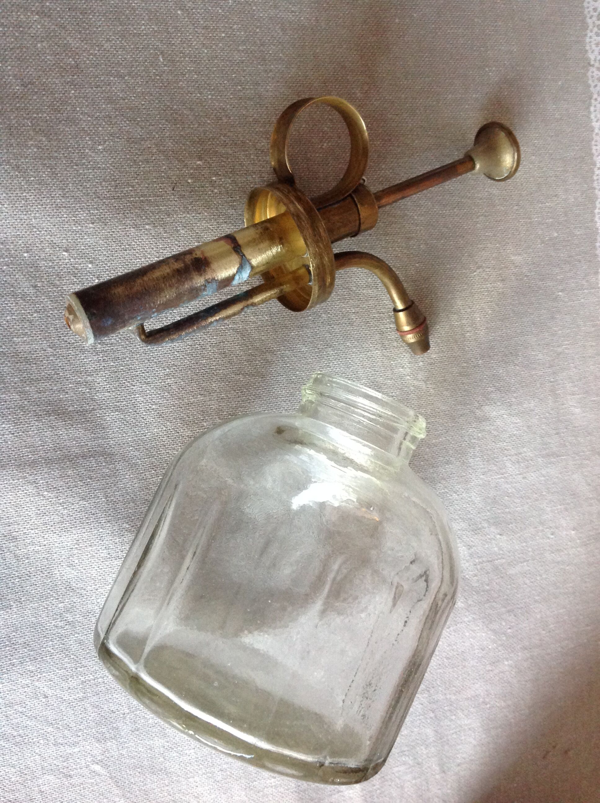 Former ribbed glass vaporizer vintage 70