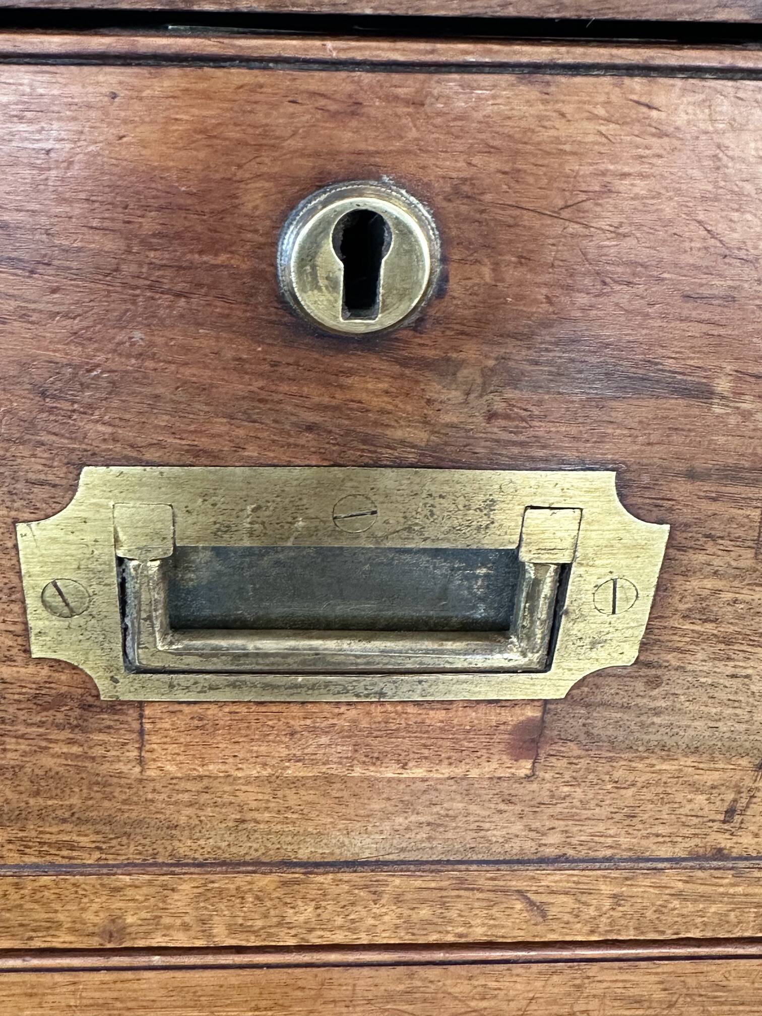 Antique military campaign chest