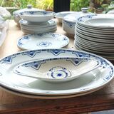 Art Deco plates, St Amand earthenware