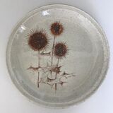 Series of 10 Sarreguemines dessert plates