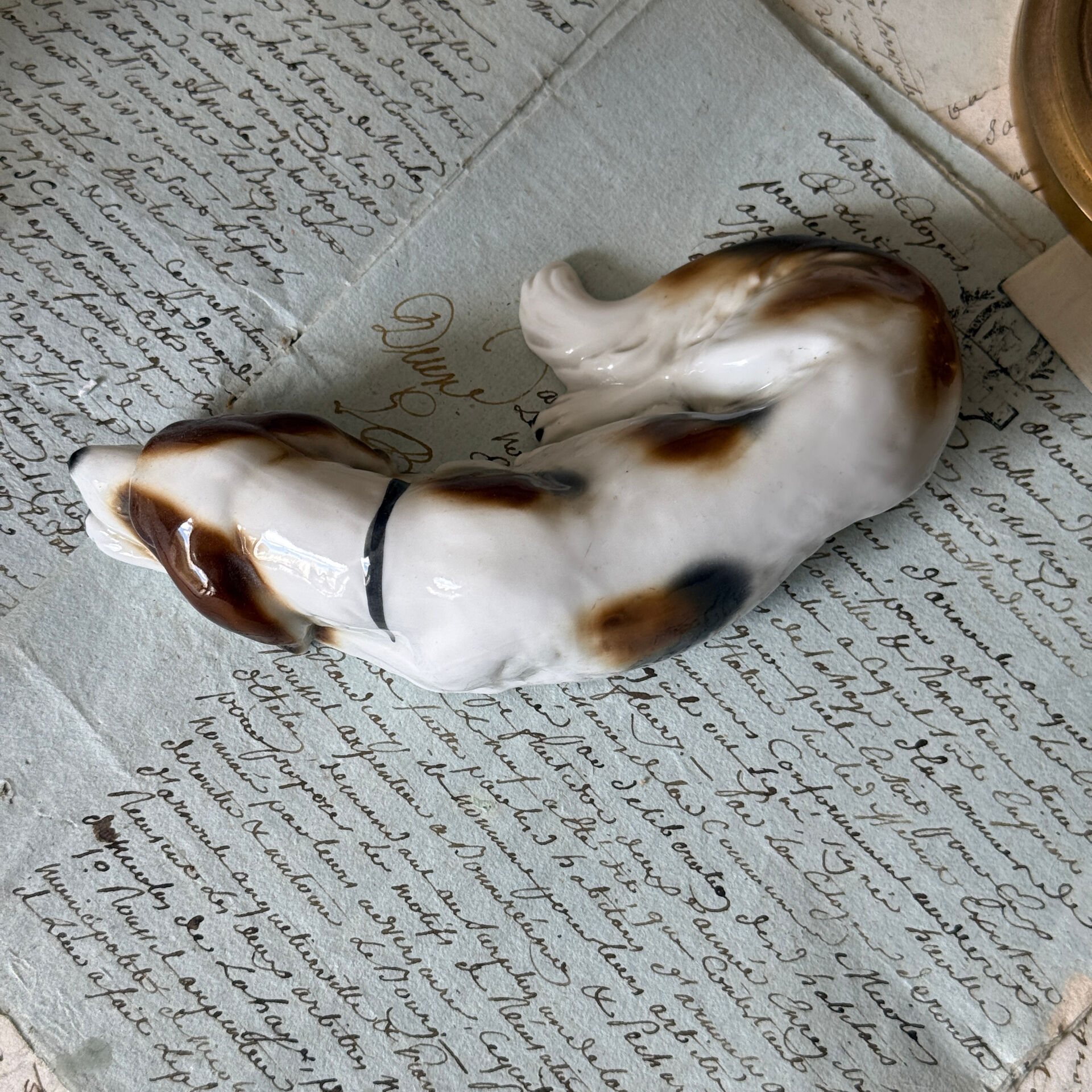 Goebel porcelain dog figurine