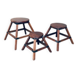 Wabi Sabi Nesting Tables, France, 1950s, Set of 3