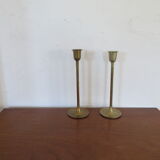 Pair of vintage brass candlesticks