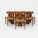 8 "Sapporo" chairs by Mario Marenco for Mobilgirgi, 1970s