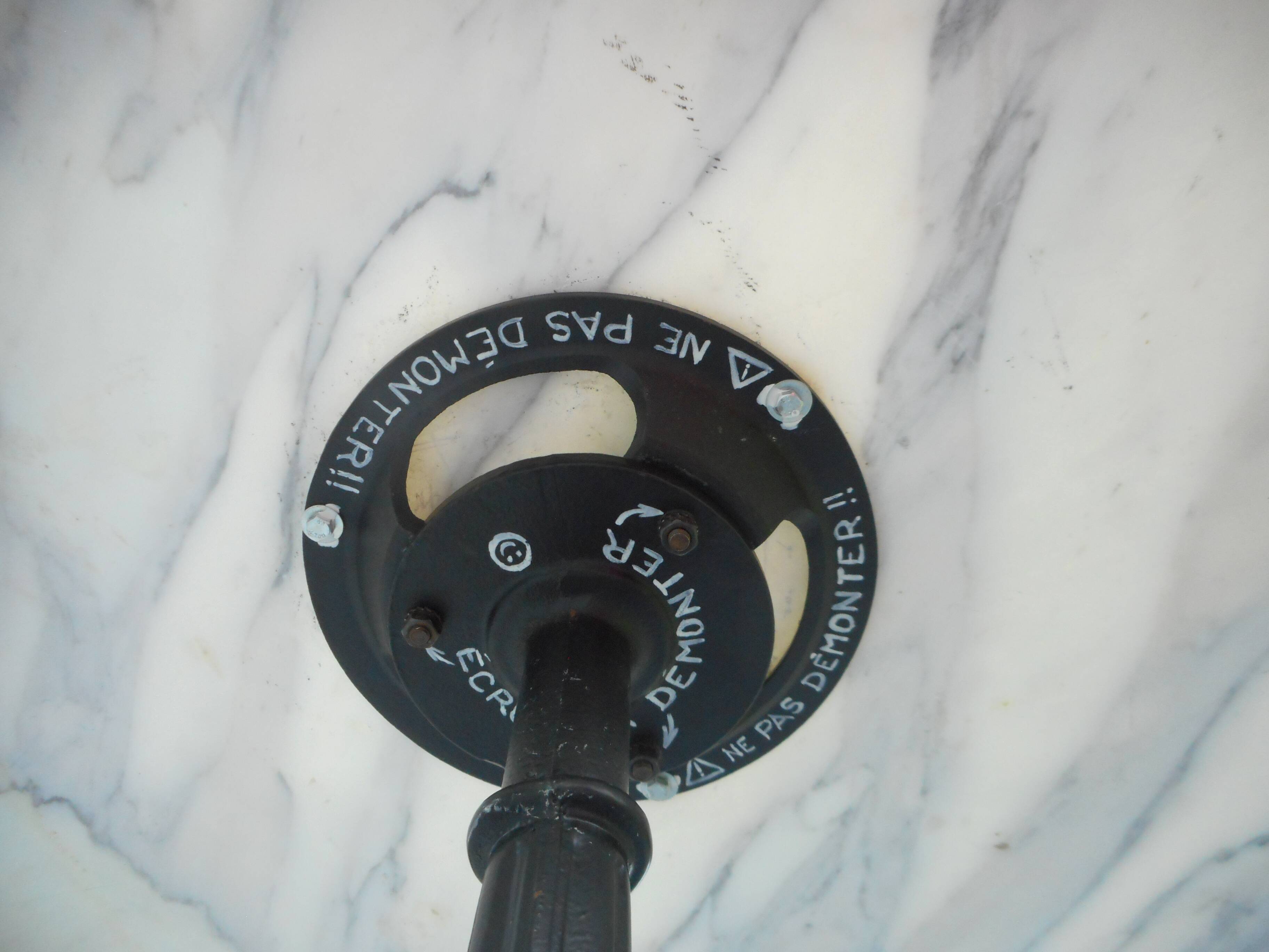 large pedestal table bistro table with marble top 90cm