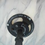 large pedestal table bistro table with marble top 90cm