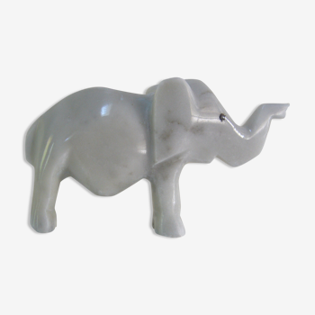 Jouet ancien éléphant en marbre