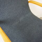 Roland Rainer Lounge Chair Café Ritter with grey bouclé.