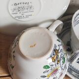 Two vintage wood & sons english lunches "dorset" service