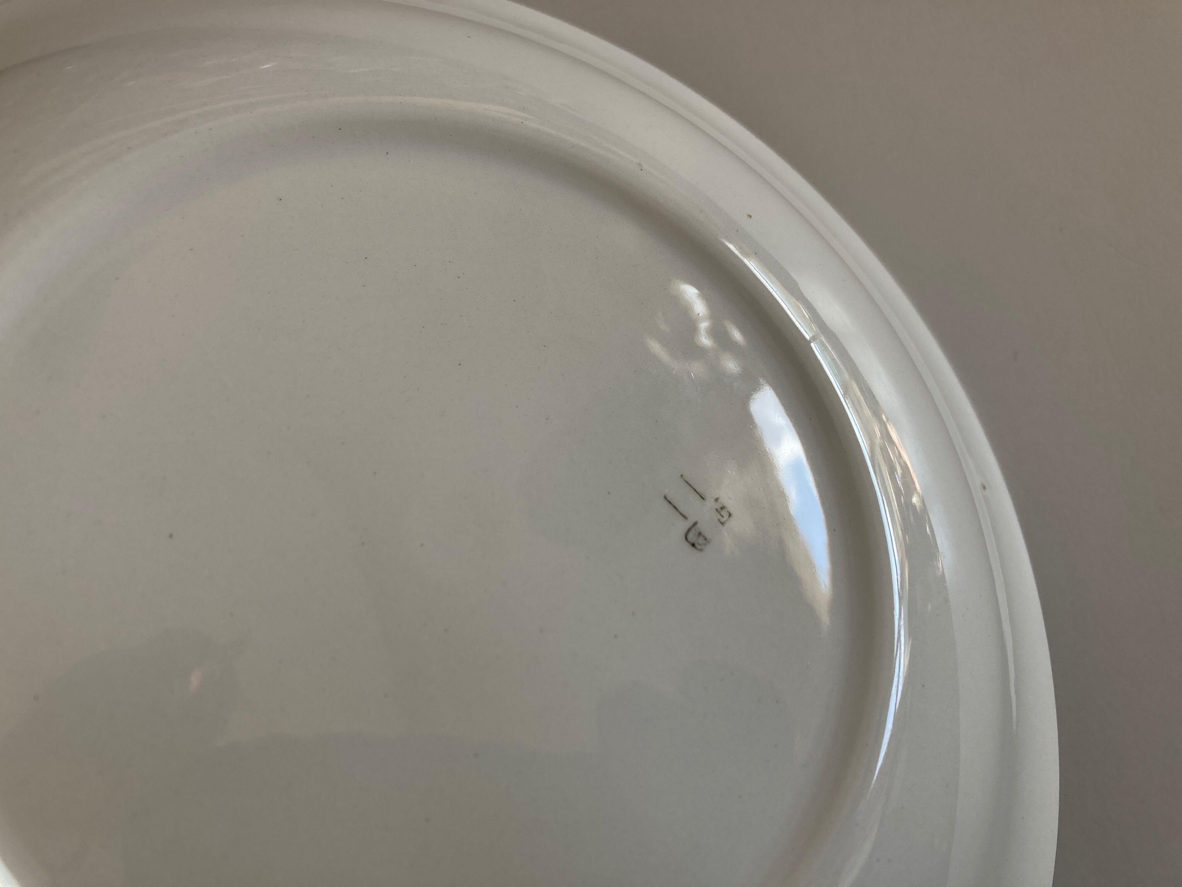 Set of 8 plates Croisette 1960 Badonwiller