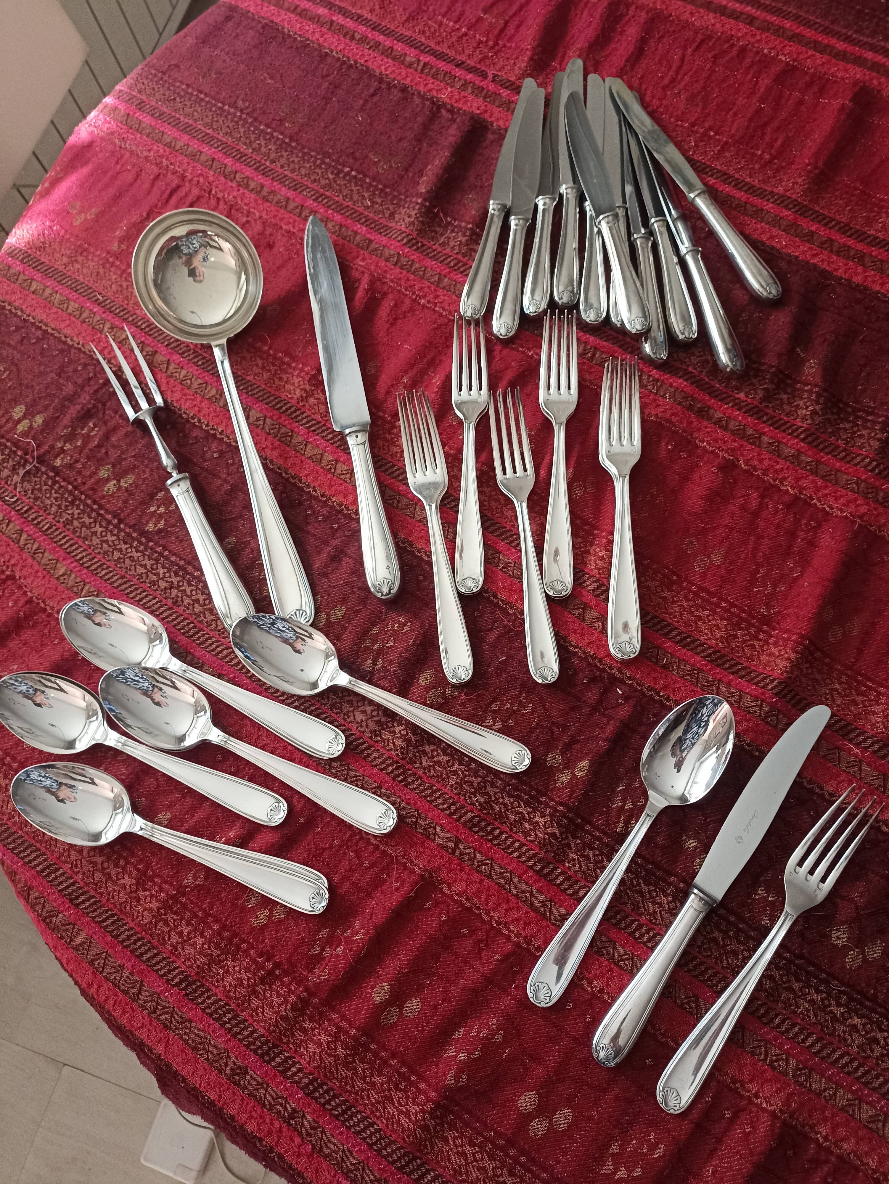 Silverware set Christofle