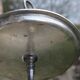 Two-tier silver-plated metal serving stand – Vintage style