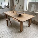 XL Butcher's Oak and Beech Farmhouse Table