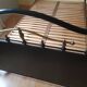 Old metal and brass bed frame + slatted base