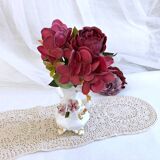 Amphora-shaped earthenware vase with floral slip BASSANO Italy