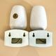 Pair of blue vintage Tovi wall lights Mid Century Modern/Space Age opal
