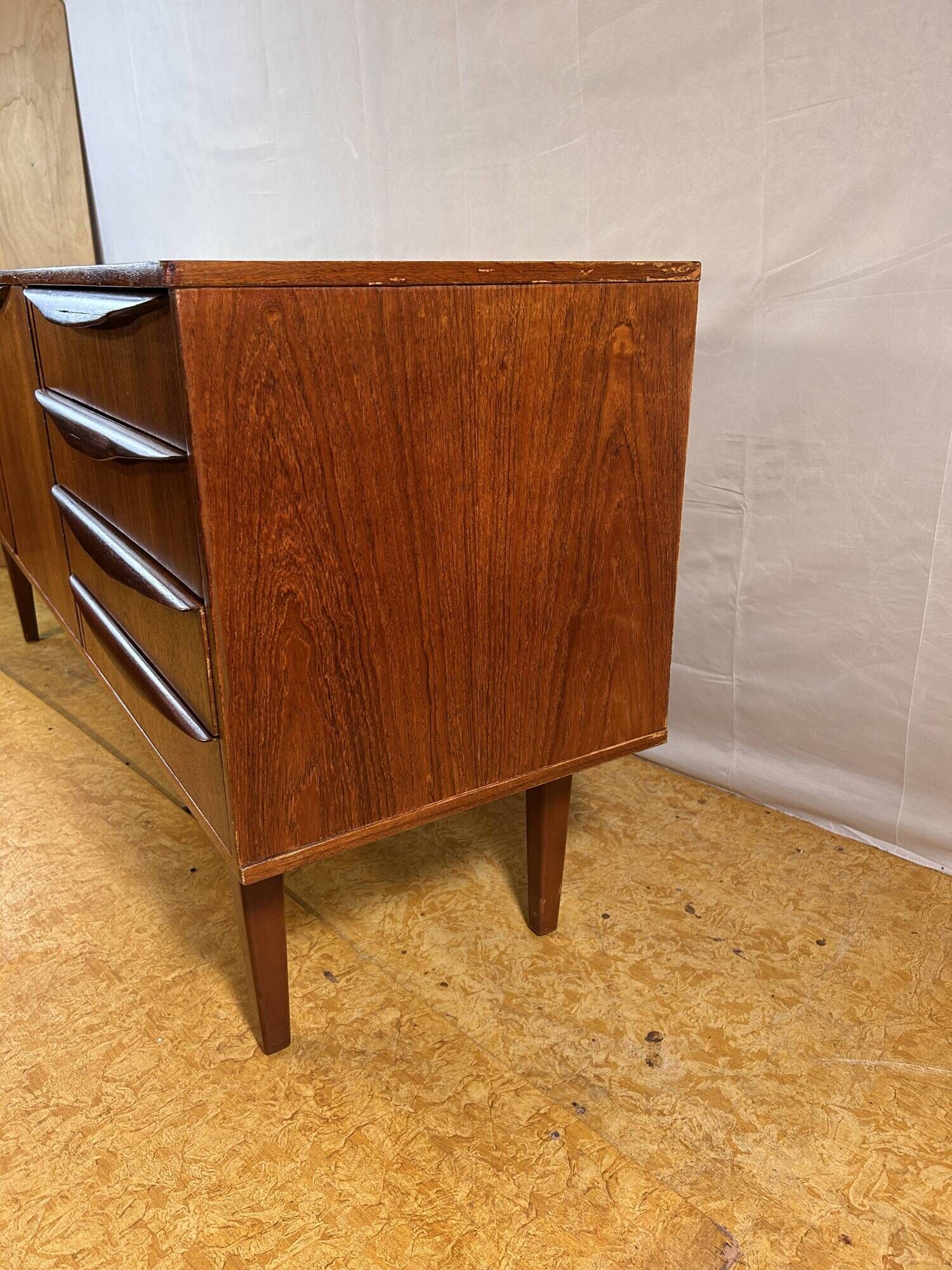 Mid-Century Retro Vintage Teak Sideboard by Portwood – 1960s British Crafts