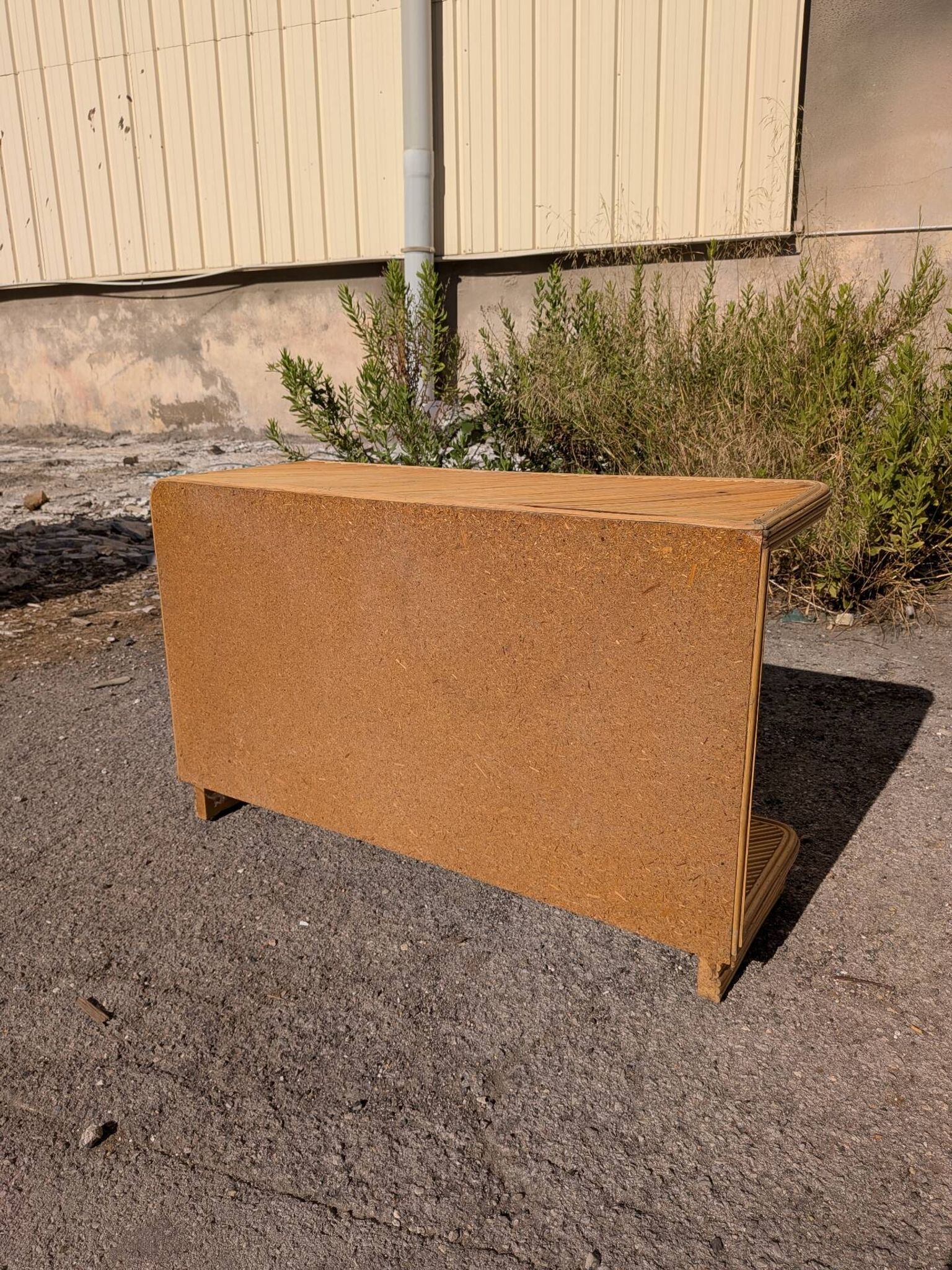 1970s rattan sideboard