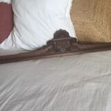 Old wooden pediment