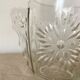 Art Deco chiseled glass ice bucket