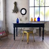 Napoleon Antique blackened wooden desk