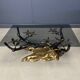 Bronze bonsai coffee table by Willy Daro, 1970s