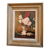 Peony vase painting