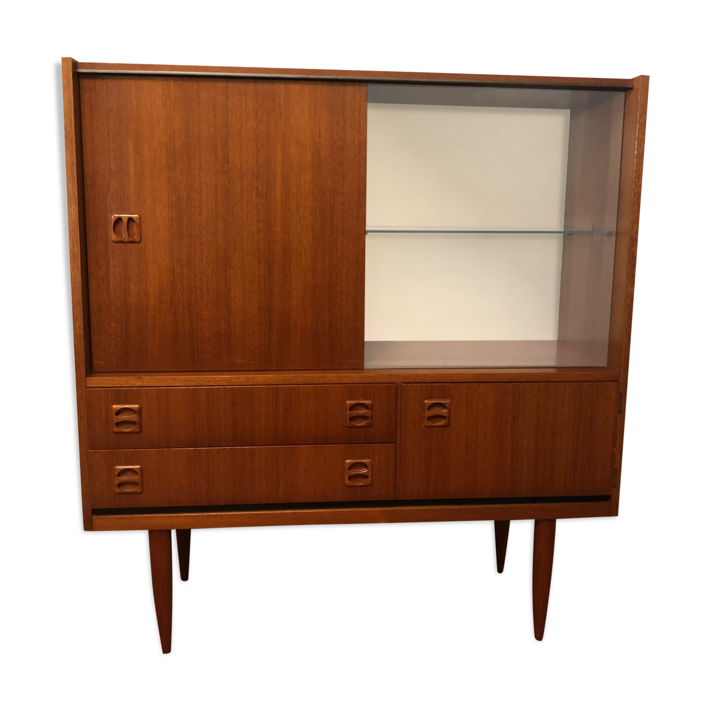 Vintage 60-year storage furniture silver