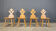 Vintage rustic Tiroler style dining chairs, 1960s