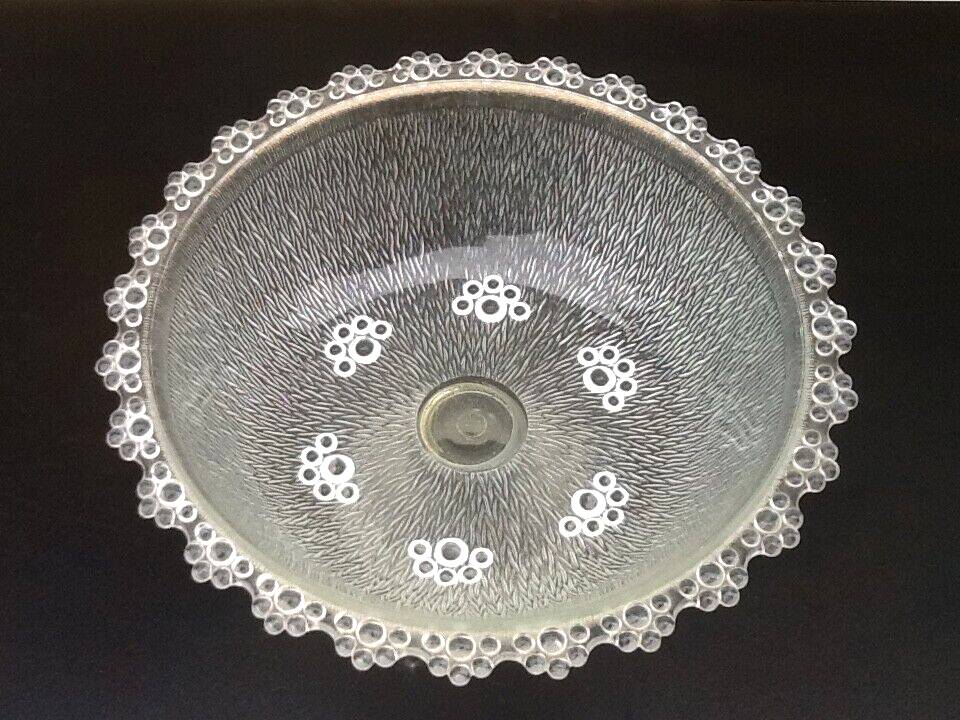 1960s Italian Design Masserini barocco Large fruit bowl on shower stand