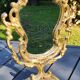 Pivoting Psyche Makeup Mirror. Baroque/Rocaille Style. Bronze. Dim 31 x 20 cm