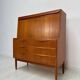 1960s Vintage Danish Teak Secretary by Erling Torvits for Klim Møbelfabrik